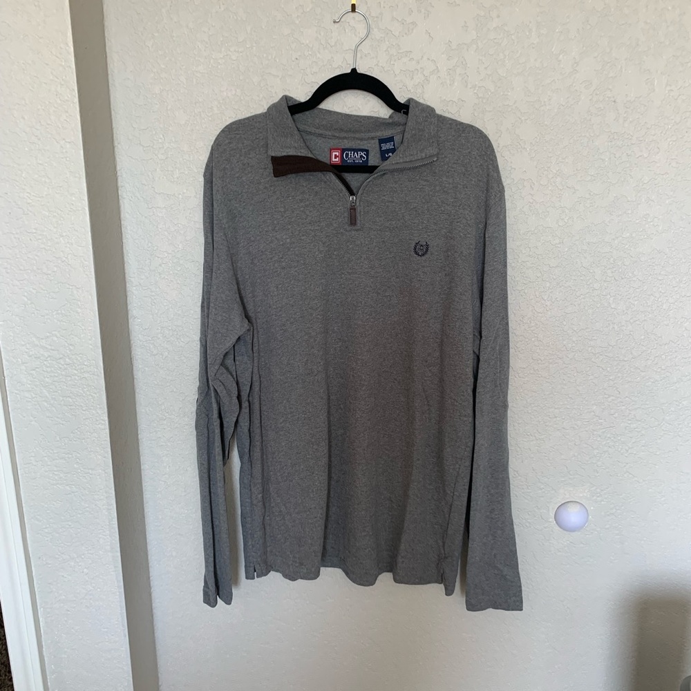 Mens 1/4 Zip Knit Sweater